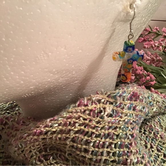 Cross Earrings - Picture 4 of 7